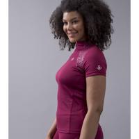 Kingsland Earth Ova Ladies T-Shirt - Red Rhododendron